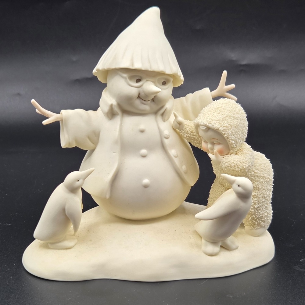 Dept. 56 Snowbabies Make Me Laugh Snowman and Penguins 2007